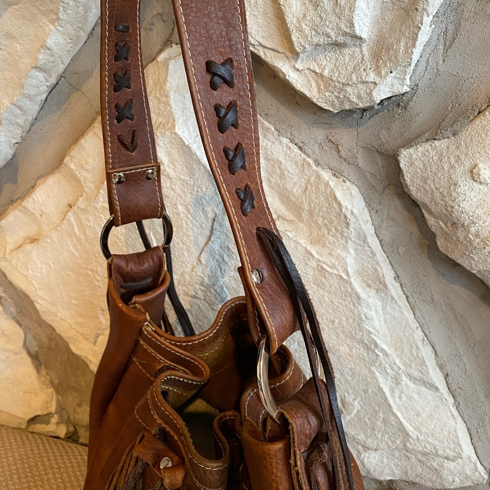 Gorgeous handmade leather bag - Picture 6 of 8